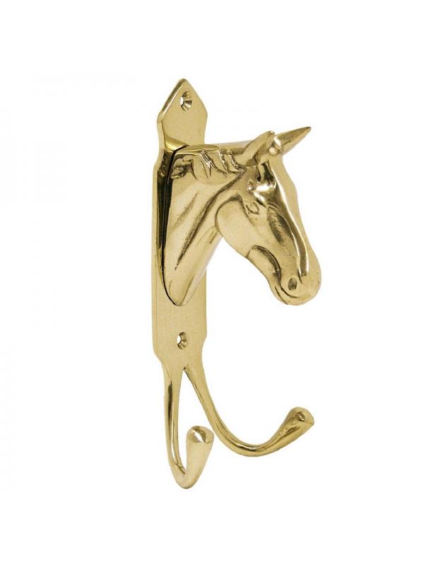 Testa di Cavallo Due Ganci Ottone